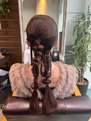 ヘアアレンジ loup yunaのヘアスタイル