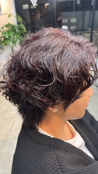 ショート カラー 丸岡 桜のヘアスタイル