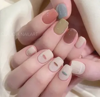 ネイル H3 Nail Tsuki🦋💙のネイルデザイン