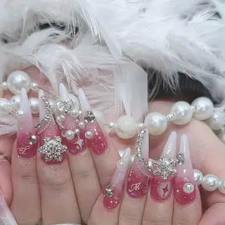 ネイル Lee Nails チップ長さだし専門店のネイルデザイン