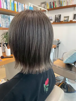 カラー 櫻井園子🌸 縮毛矯正のヘアスタイル