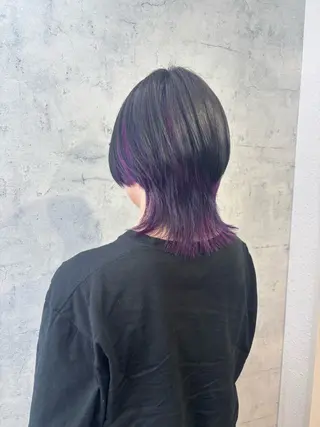 ミディアム レイヤーカット/ ハイトーン/ミノリのヘアスタイル