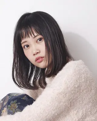 ミディアム 中野 恵脩のヘアスタイル