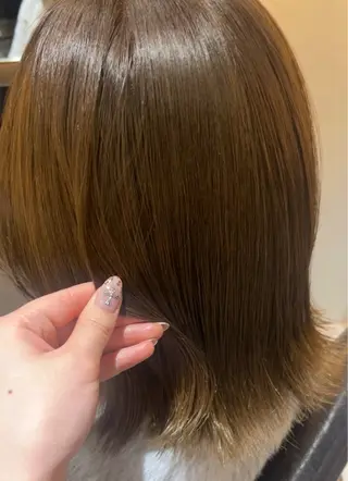 ロング カラー 顔周りカット/ 透明感カラー/ユイのヘアスタイル