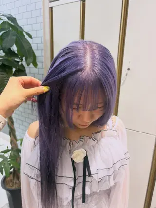 ロング カラー インナーカラー/ ブリーチ/ことねのヘアスタイル
