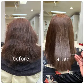 セミロング 鶴 章英のヘアスタイル