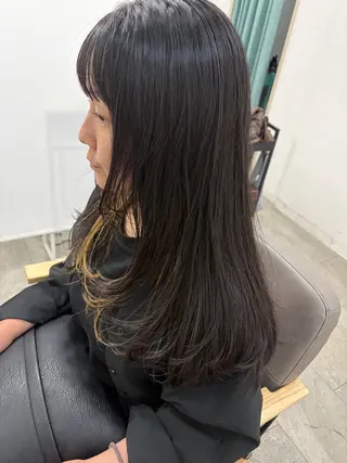 ロング よしだ まゆこのヘアスタイル