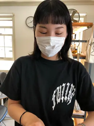 ミディアム eri kinjoのヘアスタイル
