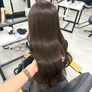 ロング カラー Rinka/梅田/ 透け感カラー🤎のヘアスタイル
