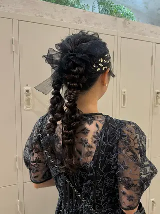 ヘアアレンジ 佐々木 花音のヘアスタイル