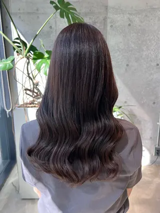 セミロング うるツヤ透明感カラー 𝐀𝐲𝐚𝐦𝐢のヘアスタイル