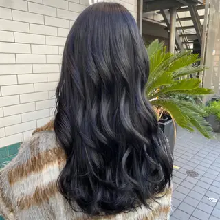 セミロング カラー 透明感カラー🌿 グレージュ🐺陽介のヘアスタイル