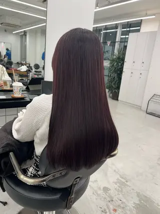 ロング カラー 🫧‪Ameri🫧 Emma ecoleのヘアスタイル