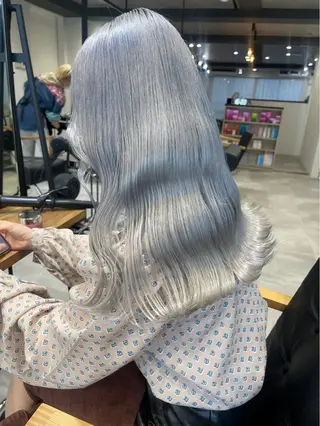 カラー 垢抜けハイトーン Harusa🎀のヘアスタイル
