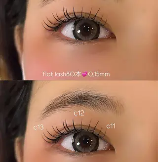 マツエク・マツパ eyelash Anmut Lunaのマツエク・マツパデザイン