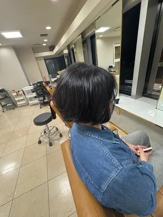ショート パーマ 菅原 琴音のヘアスタイル