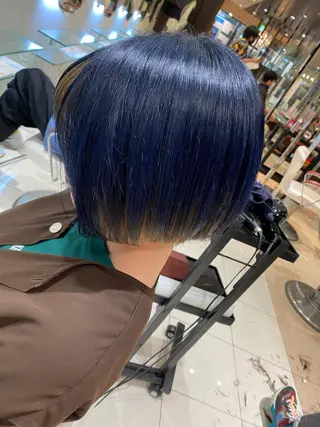 ショート カラー 髪質改善・縮毛矯正 白根凌二のヘアスタイル