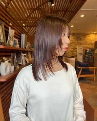 ミディアム YUI🍊 ボブ/レイヤーカットのヘアスタイル