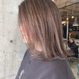 ミディアム kiyono ⭐︎ダブルカラーのヘアスタイル