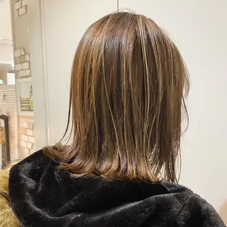ショート カラー ボブ/salut町田 🧡kanaのヘアスタイル