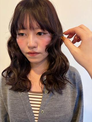ミディアム Nico☺︎🎀YU レイヤー/カットのヘアスタイル