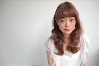 セミロング カラー エクステ/レイヤー 落合/心斎橋のヘアスタイル