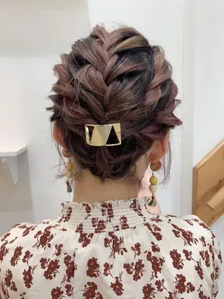 ヘアアレンジ ヘアアレンジ にいた かづしげのヘアスタイル