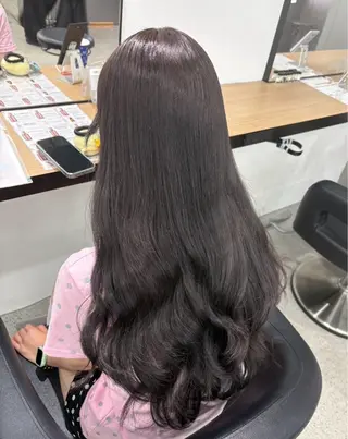 ロング miku/ラベンダー 透明感カラー🪻❤︎のヘアスタイル