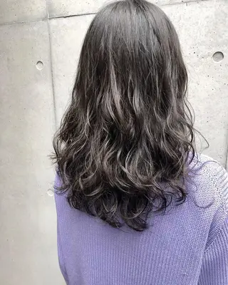 セミロング パーマ ボブパーマコテ巻き風 パーマNo1深江秀平のヘアスタイル