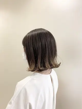ミディアム 藤田 純哉のヘアスタイル
