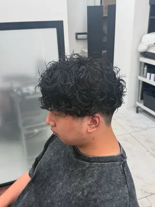 ショート パーマ メンズ メンズ専門 Ryukiのヘアスタイル