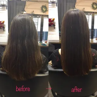 ロング 縮毛矯正&髪質改善 MAILHAIRのヘアスタイル