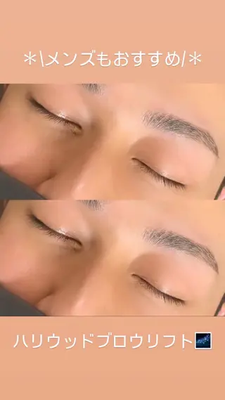 メンズ アイブロウ ニシムラ リサコのマツエク・マツパデザイン