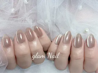 ネイル エツメ💅 長さ出し🎀デザインのネイルデザイン