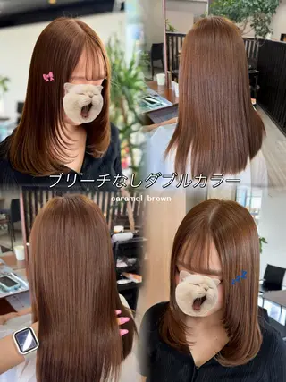 セミロング arika ミズキのヘアスタイル