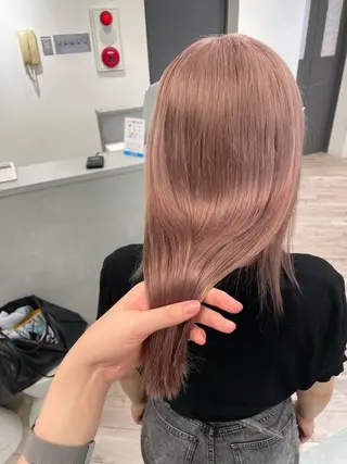 ロング ♡似合わせ ♡ハイトーン♡のヘアスタイル
