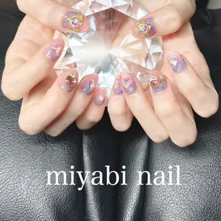ネイル miyabi nail 桂川駅近くのネイルデザイン