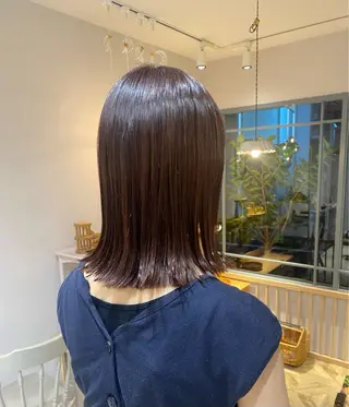 ミディアム カラー 【仙川】 セリナ‎のヘアスタイル