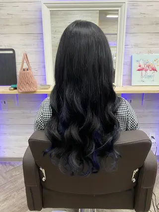 セミロング カラー ヘアアレンジ FAAM Tsuneのヘアスタイル