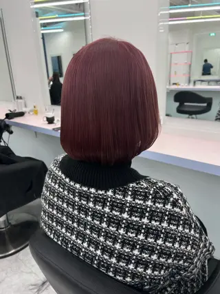 ショート カラー パーマ ヘアアレンジ メンズ キッズ ネイル マツエク・マツパ アイブロウ KANAMI 🌏のヘアスタイル