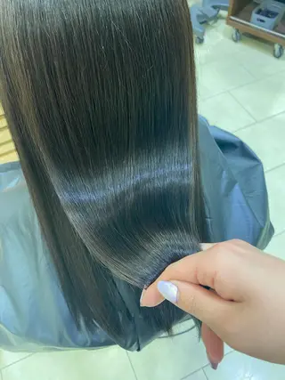 ロング カラー ヘアアレンジ TSUNA 🌙 Lim 五反田のマツエク・マツパデザイン