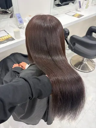 ロング カラー 韓国トレンドヘア🤍 Chima🤍のヘアスタイル