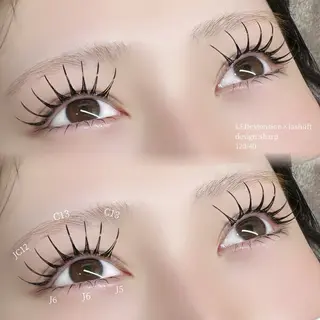 マツエク・マツパ EYELA 花音のマツエク・マツパデザイン