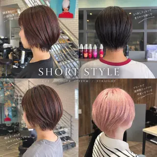 ショート 🫧古田 穂香🫧パーマモデルのヘアスタイル