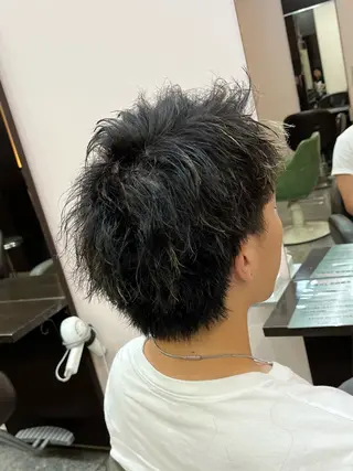 ミディアム パーマ 🌈予約の98%パ ーマ⭕️🌈福本のヘアスタイル