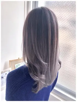 セミロング カラー . NANAのヘアスタイル