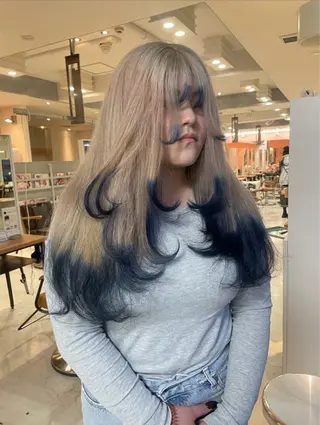 カラー 💋ギャル髪💋 かづき💖のヘアスタイル