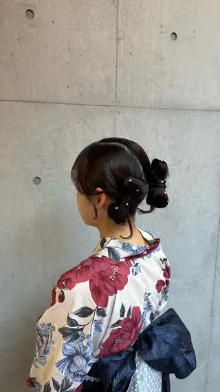 ミディアム ヘアアレンジ 勝野 麻美のその他イメージ