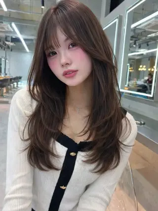 ミディアム カラー ヘアアレンジ 【博多髪質改善】 吉村 清志のヘアスタイル