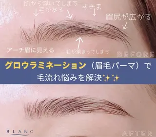 アイブロウ Blanc札幌大通店 トモナリの眉毛・アイブロウイメージ